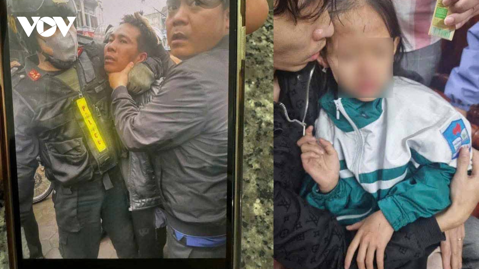 Thanh niên nghi ngáo đá dùng dao khống chế cháu bé ở Bắc Ninh